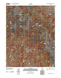 Blackburn Canyon 2011 topographic map thumbnail