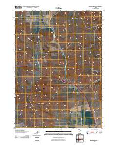 Blind Springs 2011 topographic map thumbnail