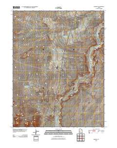 Borden 2010 topographic map thumbnail