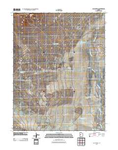 Clay Knoll 2010 topographic map thumbnail