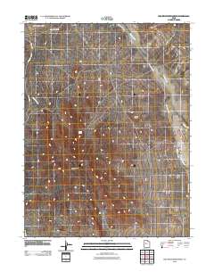 Keg Mountain Ranch 2010 topographic map thumbnail