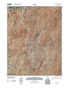 Hanksville 2011 topographic map thumbnail