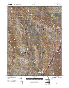 Harley Dome 2011 topographic map thumbnail