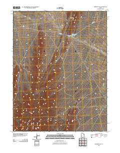 Mormon Gap 2010 topographic map thumbnail