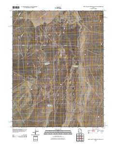Pine Valley Hardpan South 2010 topographic map thumbnail