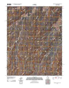 Papoose Canyon 2011 topographic map thumbnail