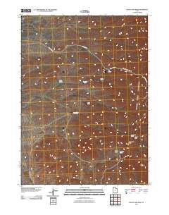 Rocky Pass Peak 2011 topographic map thumbnail