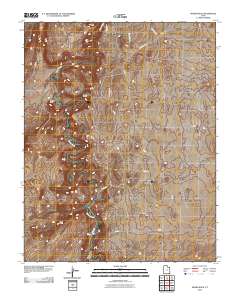 Moses Rock 2010 topographic map thumbnail