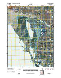 Ogden Bay 2011 topographic map thumbnail