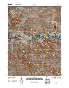 Ouray SE 2011 topographic map thumbnail