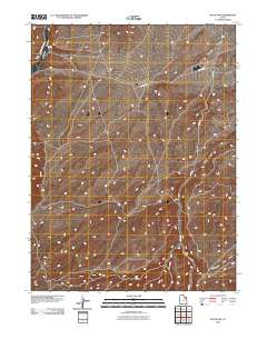 Myton SW 2010 topographic map thumbnail