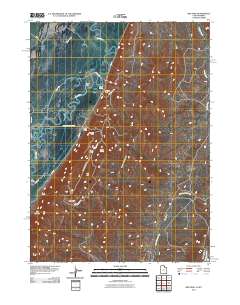 Rex Peak 2011 topographic map thumbnail