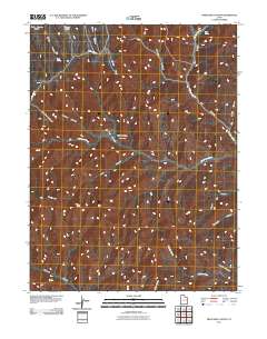 Preacher Canyon 2011 topographic map thumbnail