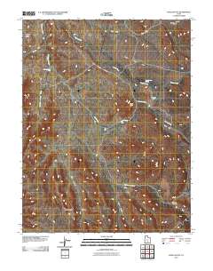 Steele Butte 2010 topographic map thumbnail