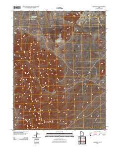 Sand Pass SE 2011 topographic map thumbnail