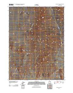 Tangent Peak 2011 topographic map thumbnail