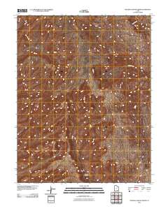 Stevens Canyon North 2011 topographic map thumbnail