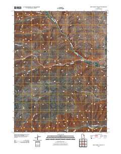 Deep Creek Canyon 2011 topographic map thumbnail