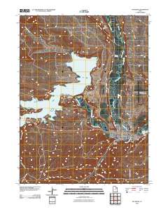 Duchesne 2010 topographic map thumbnail