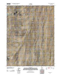 Gandy SW 2010 topographic map thumbnail