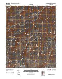 Clear Creek Mountain 2010 topographic map thumbnail