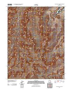 Cleopatras Chair 2010 topographic map thumbnail