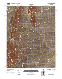 Halfway Summit 2010 topographic map thumbnail