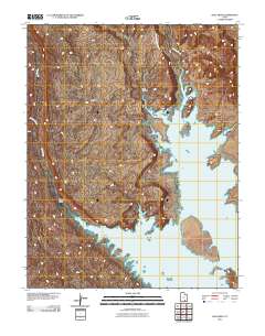 Hall Mesa 2011 topographic map thumbnail