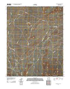 Cow Butte 2011 topographic map thumbnail