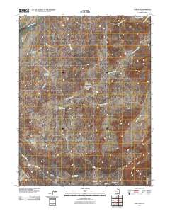 Cow Flats 2011 topographic map thumbnail