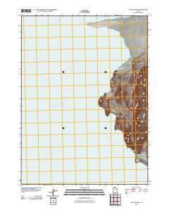 Coyote Point 2011 topographic map thumbnail