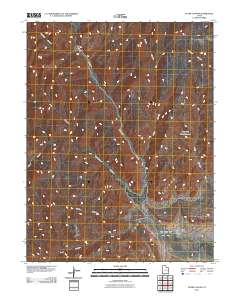 Flume Canyon 2011 topographic map thumbnail