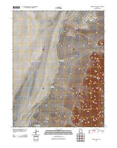 Sevier Lake NE 2010 topographic map thumbnail
