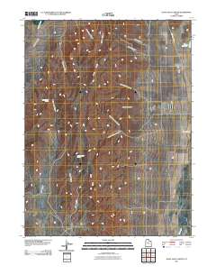 Slate Jack Canyon 2011 topographic map thumbnail