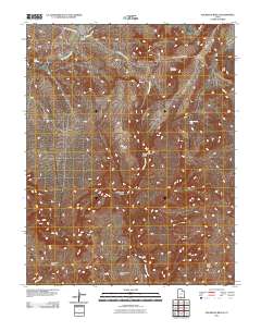 Slickrock Bench 2011 topographic map thumbnail