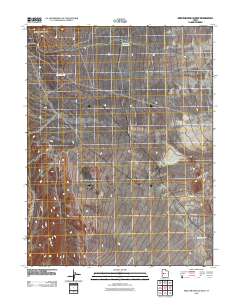 Smelter Knolls West 2010 topographic map thumbnail