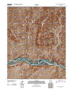 Recapture Pocket 2010 topographic map thumbnail