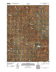 Death Creek Reservoir 2011 topographic map thumbnail