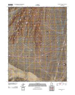 Buckskin Hills 2010 topographic map thumbnail