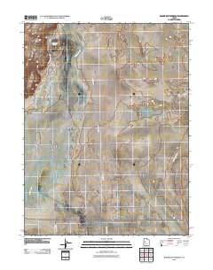 Baker Hot Springs 2010 topographic map thumbnail