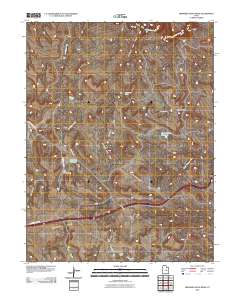 Drowned Hole Draw 2010 topographic map thumbnail