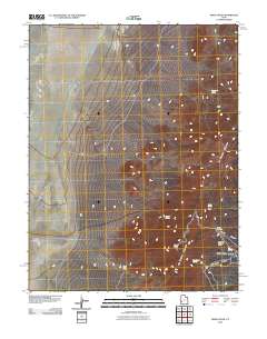 Frisco Peak 2010 topographic map thumbnail