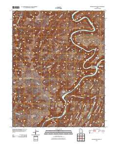 Spanish Bottom 2010 topographic map thumbnail