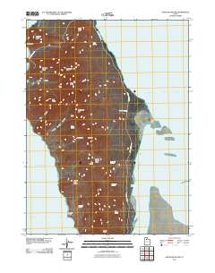 Antelope Island 2011 topographic map thumbnail