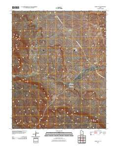 Seep Flat 2011 topographic map thumbnail