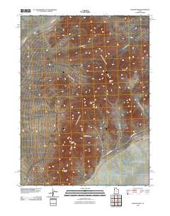 Graham Peak 2010 topographic map thumbnail