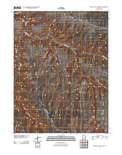 Tenmile Canyon North 2011 topographic map thumbnail