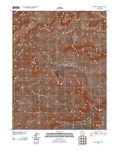 Fiddler Butte 2010 topographic map thumbnail