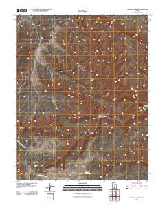 Carcass Canyon 2011 topographic map thumbnail