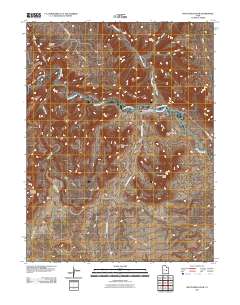 Bottleneck Peak 2011 topographic map thumbnail
